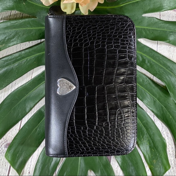 Brighton Other - Brighton Black Leather Daily Planner